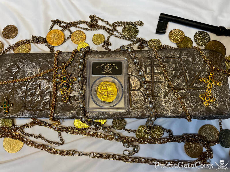 Spain 8 Escudos 1631-54 "Brute Style" NGC 55 53