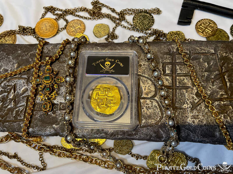 Spain 8 Escudos 1631-54 "Brute Style" NGC 55 54