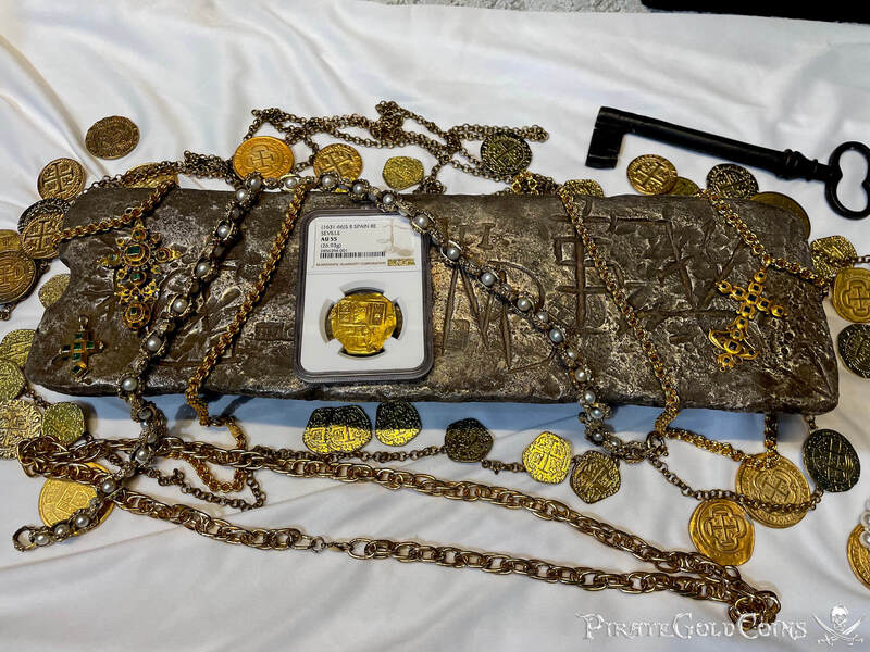 Spain 8 Escudos 1631-66 "Brute Style" NGC 55 9