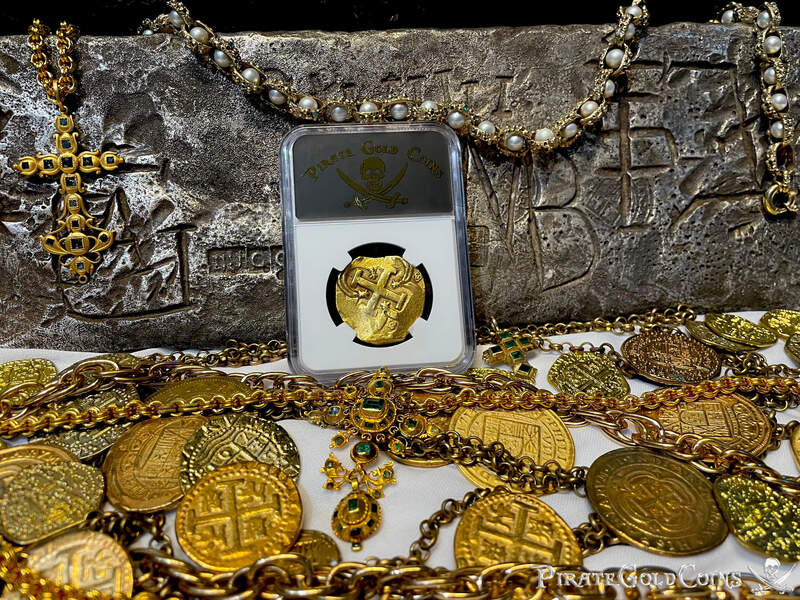 Spain 8 Escudos 1631-66 "Brute Style" NGC 55 23