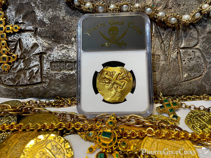 Spain 8 Escudos 1631-66 "Brute Style" NGC 55 25