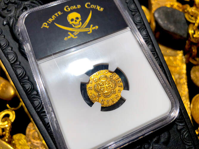 Spain 1 Escudo Dated Shipwreck Coins 22