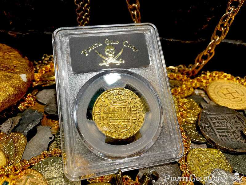 Spain 4 Escudos 1701 "Dated" PCGS XF 13