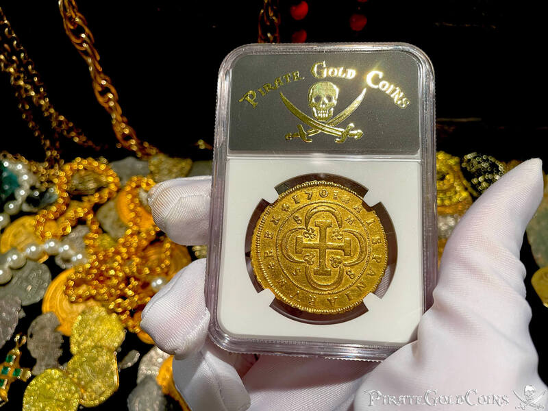 Spain 8 Escudos 1701 "Seville Mint" NGC 53 6