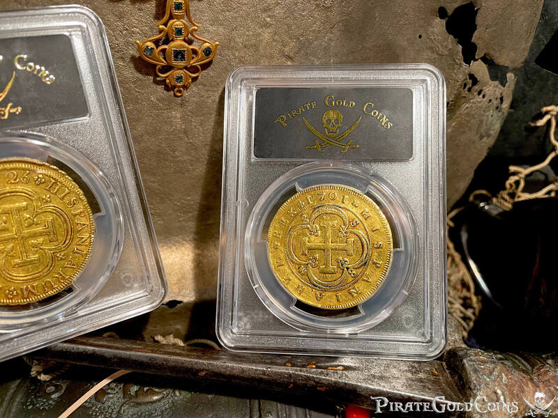 Spain 8 Escudos 1701 "Milled" PCGS VF 7