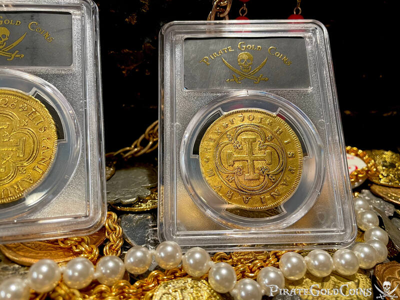 Spain 8 Escudos 1701 "Milled" PCGS VF 4