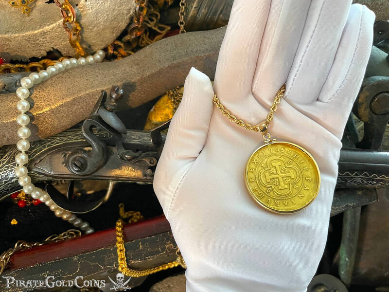 Spain 8 Escudos 1705 "Full Date" to be Pendant 16