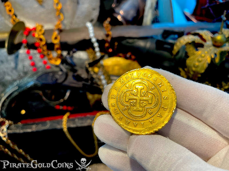 Spain 8 Escudos 1705 "Full Date" to be Pendant 18