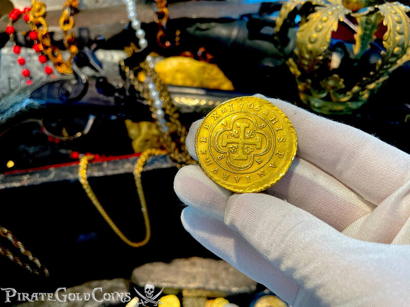 Spain 8 Escudos 1705 "Full Date" to be Pendant 21