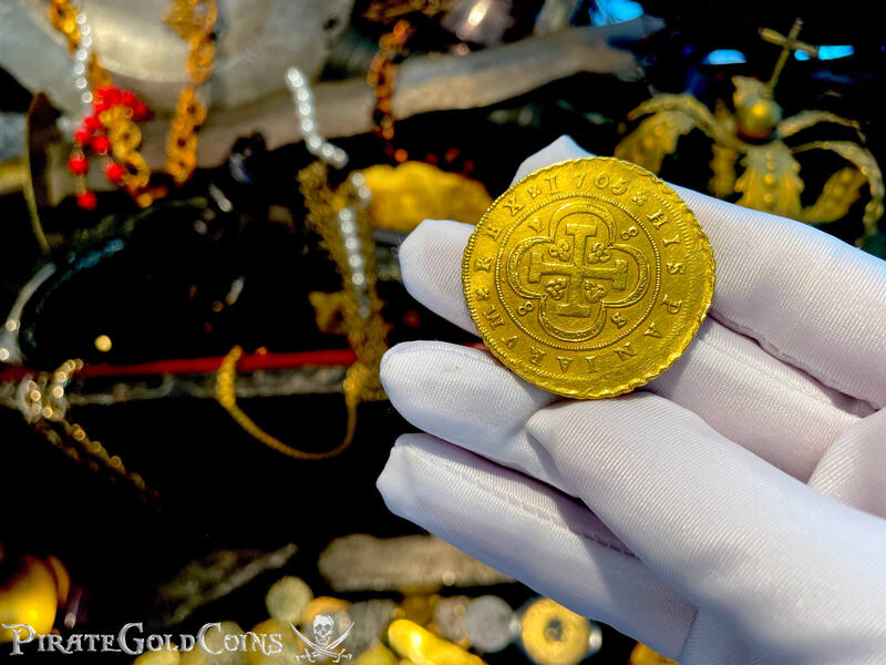 Spain 8 Escudos 1705 "Full Date" to be Pendant 24