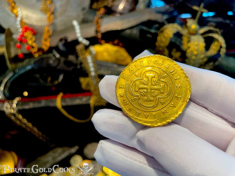 Spain 8 Escudos 1705 "Full Date" to be Pendant 25