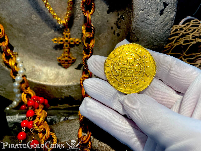 Spain 8 Escudos 1705 "Full Date" to be Pendant 31