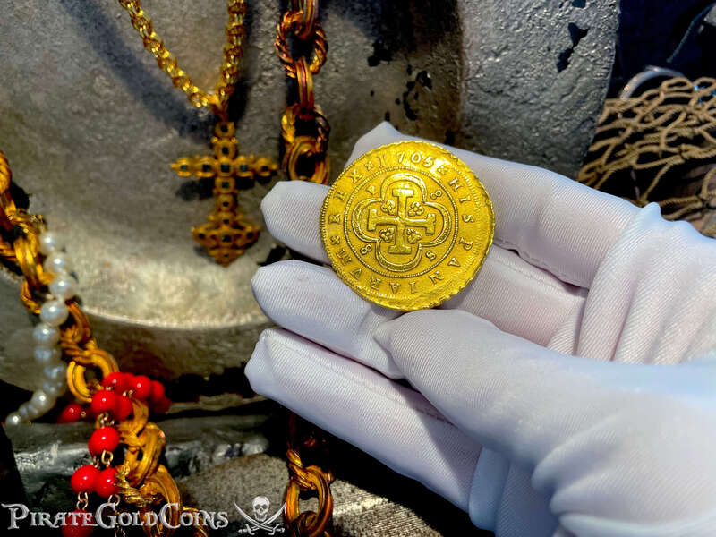 Spain 8 Escudos 1705 "Full Date" to be Pendant 32