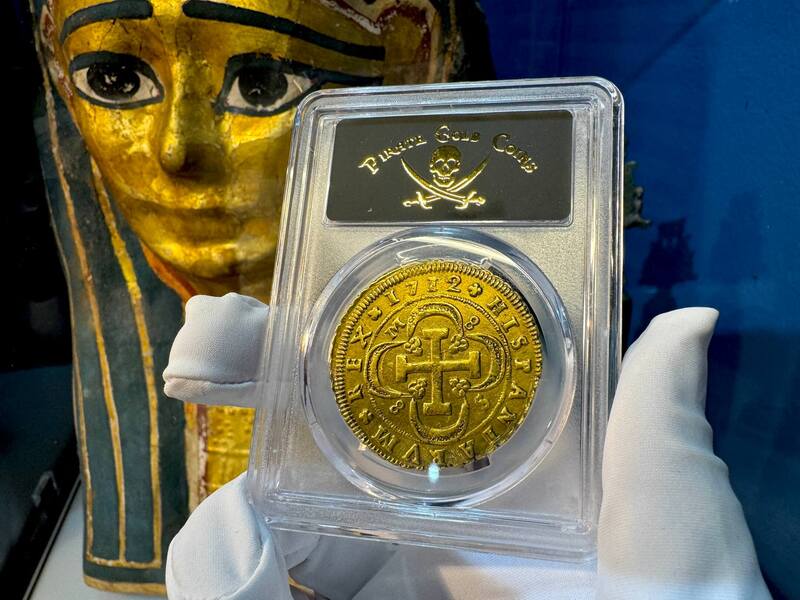 Spain 8 Escudos 1712 "Philip V" PCGS XF 5