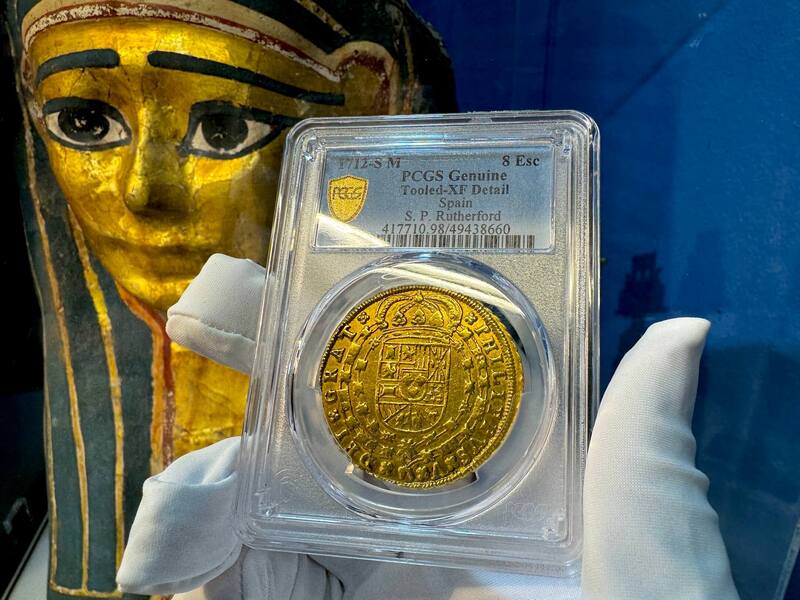 Spain 8 Escudos 1712 "Philip V" PCGS XF 16