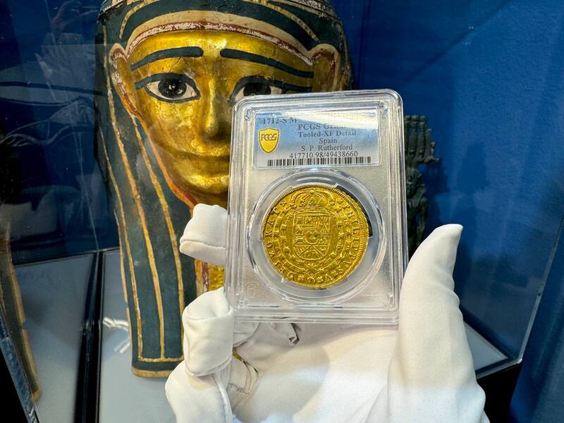 Spain 8 Escudos 1712 "Philip V" PCGS XF 17