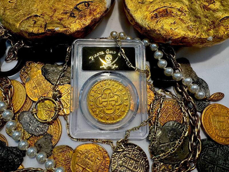 Spain 8 Escudos 1713 "1 of 8 Known" NGC AU 50