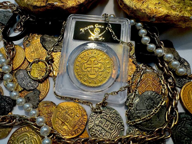 Spain 8 Escudos 1713 "1 of 8 Known" NGC AU 51