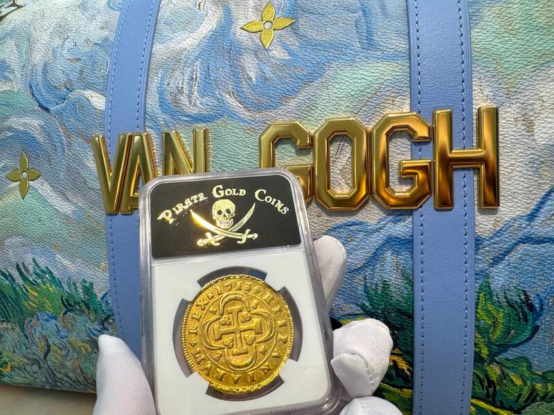 Spain 8 Escudos 1713 "1 of 8 Known" NGC AU 41