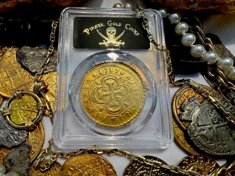 Spain 8 Escudos 1717 "Philip V" PCGS XF 10