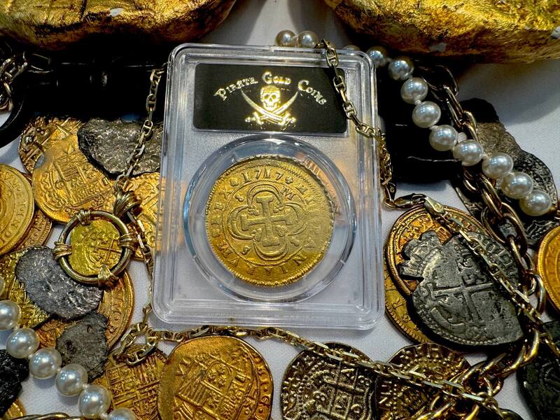 Spain 8 Escudos 1717 "Philip V" PCGS XF 11