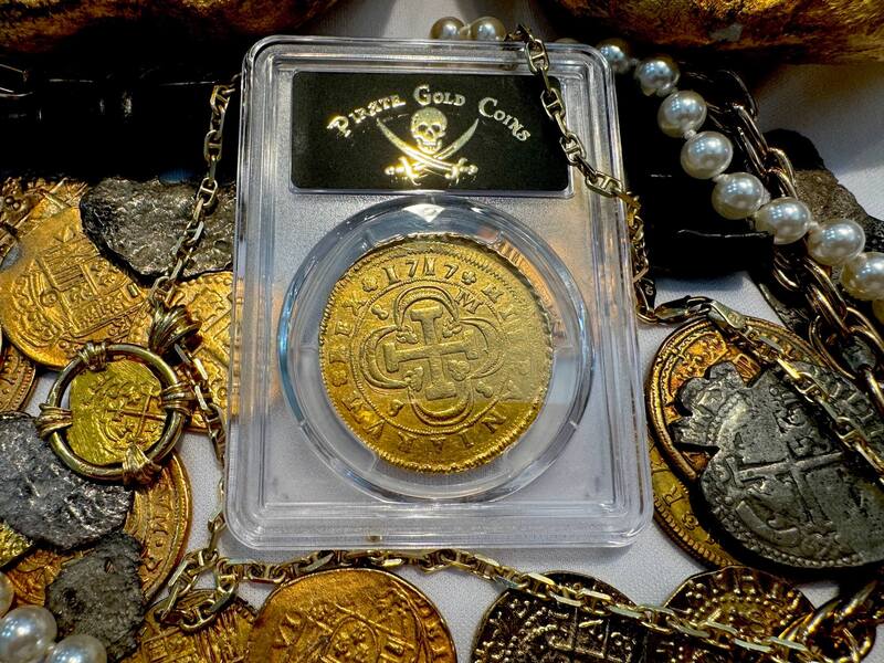 Spain 8 Escudos 1717 "Philip V" PCGS XF 12