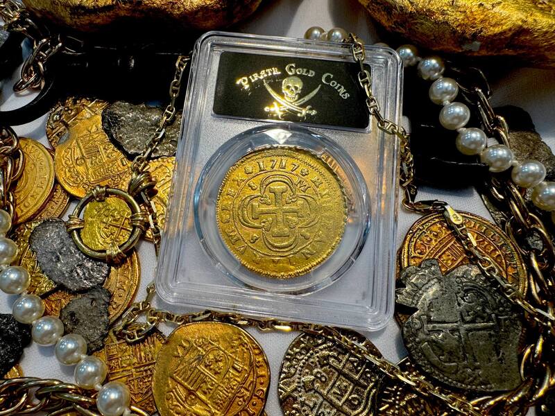 Spain 8 Escudos 1717 "Philip V" PCGS XF 3