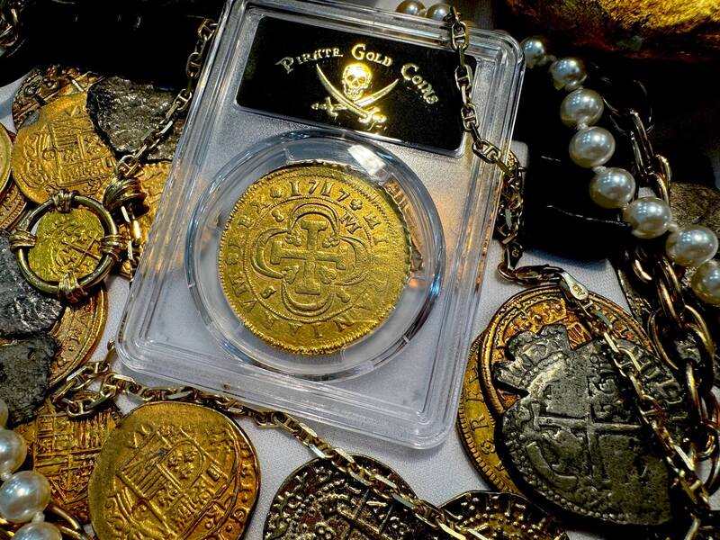 Spain 8 Escudos 1717 "Philip V" PCGS XF 7