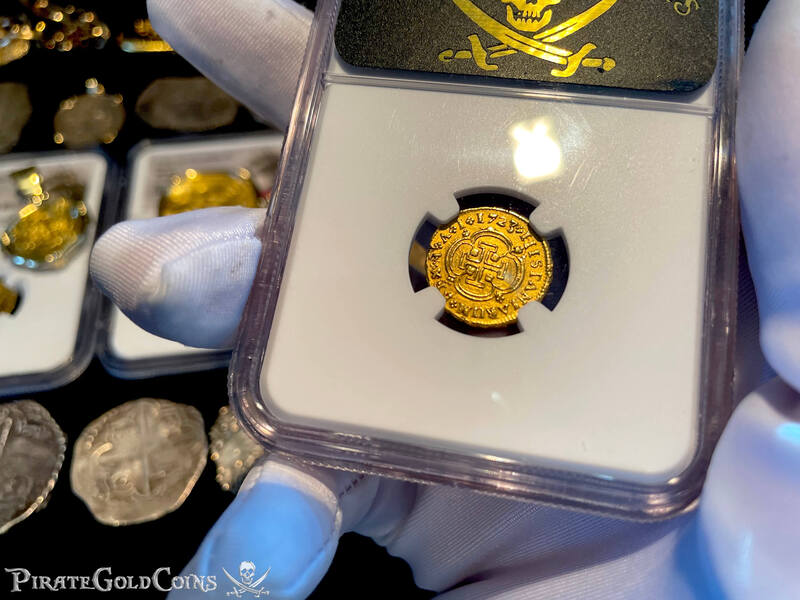 Spain 1 Escudo 1723 "Full Date" NGC UNC Dets