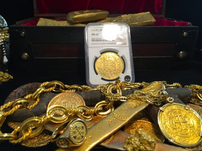 Spain  8 Escudos  1723  "Only 3 Known- Full 4 Digit Date"  NGC 55 11