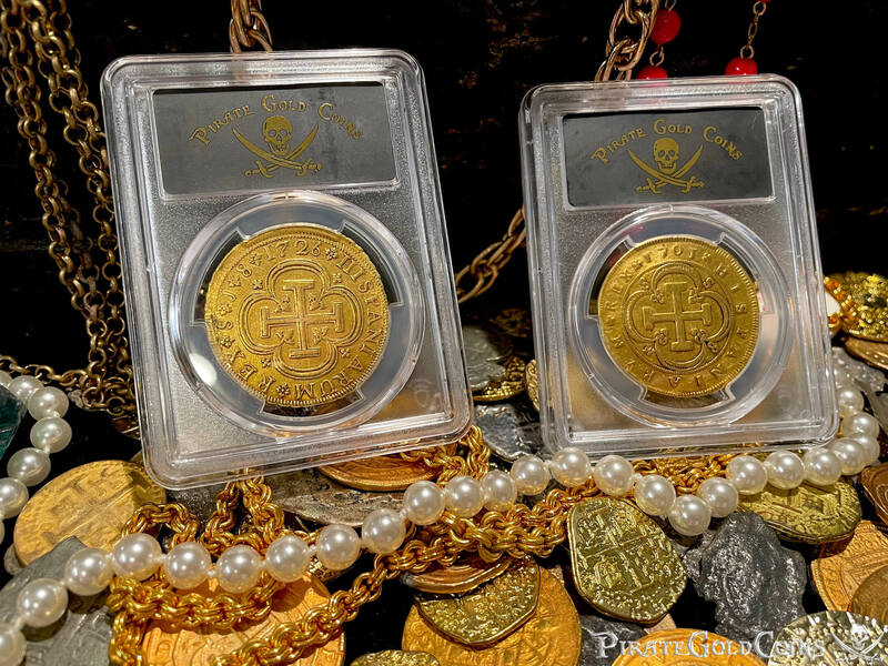 Spain 8 Escudos 1726 "Rare Date" NGC AU 14