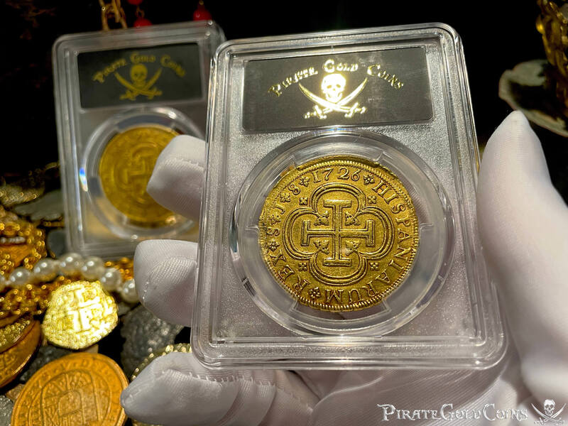 Spain 8 Escudos 1726 "Rare Date" NGC AU 20