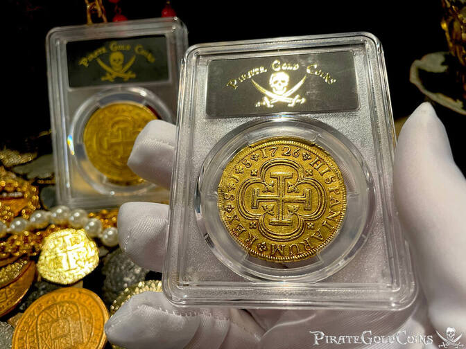 Spain 8 Escudos 1726 "Rare Date" NGC AU