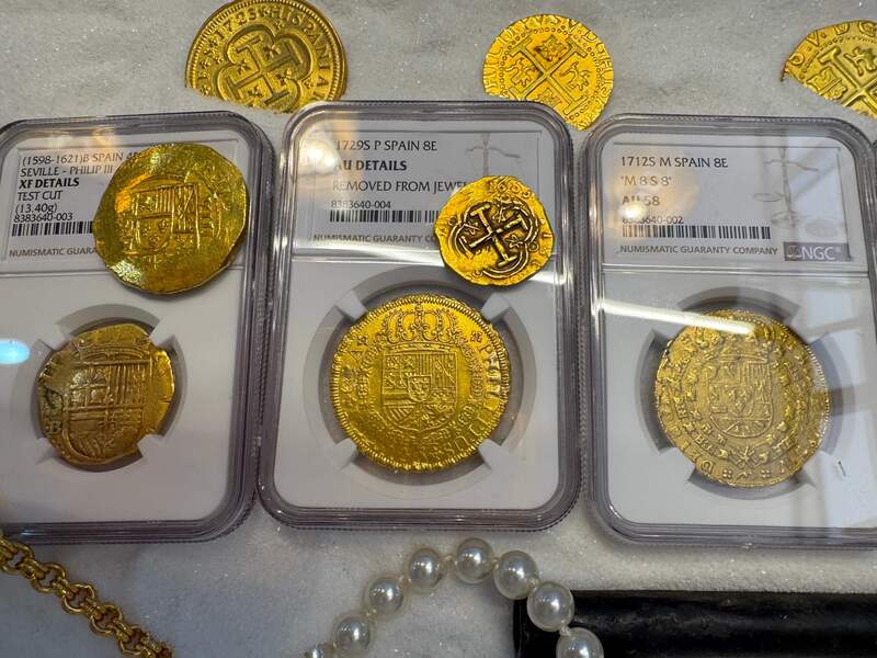 Spain 8 Escudos 1729 "Philip V" NGC AU 15