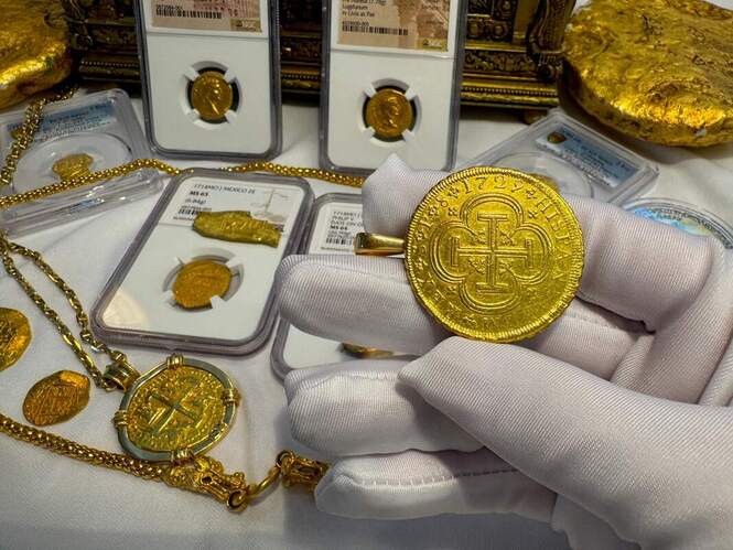 Spain 8 Escudos 1729 "Philip V" Pendant