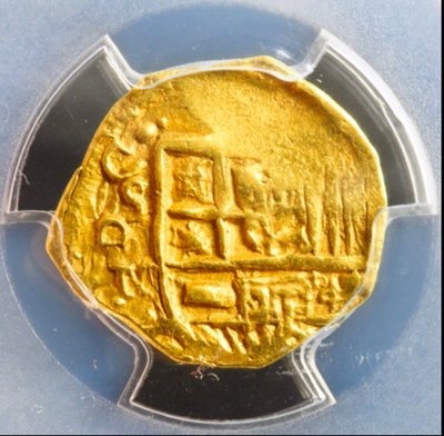 Spain  1 Escudo  Dated 1687 PCGS 58 4