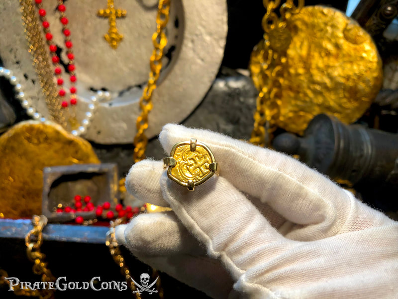 Spain 1 Escudo Philip IV 18kt Gold Ring (Authentic Coin) 2