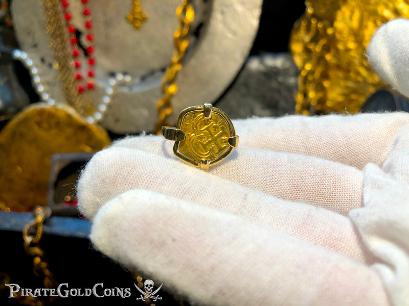 Spain 1 Escudo Philip IV 18kt Gold Ring (Authentic Coin) 3