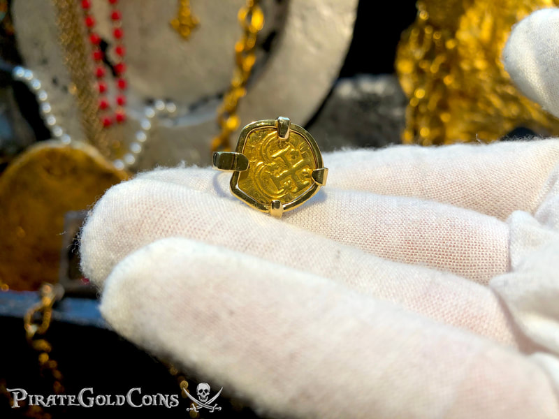 Spain 1 Escudo Philip IV 18kt Gold Ring (Authentic Coin) 4