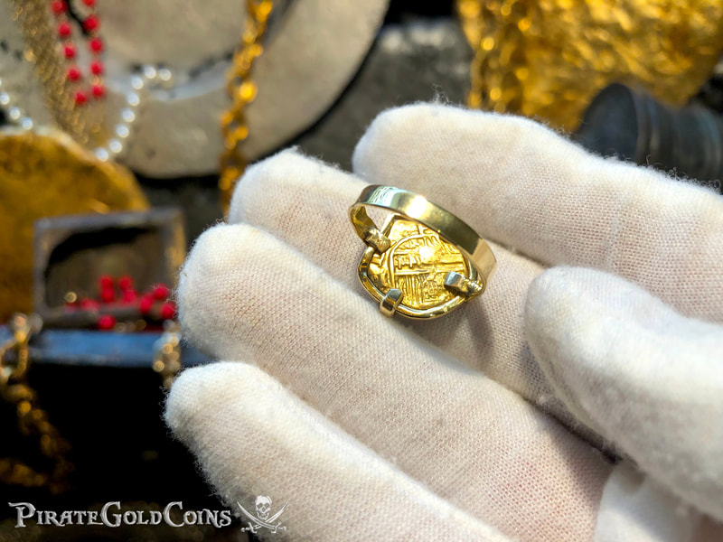 Spain 1 Escudo Philip IV 18kt Gold Ring (Authentic Coin) 5