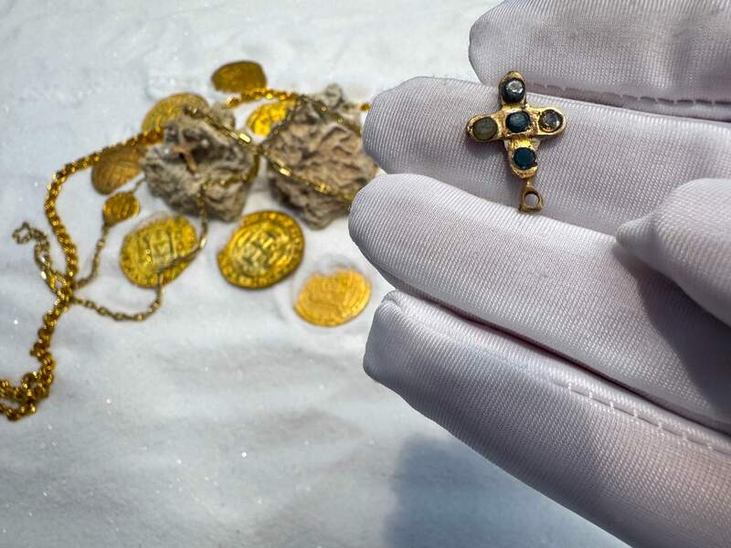 Diamond Cross from Unidentified Shipwreck 18th Cent. 24