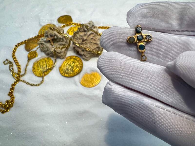 Diamond Cross from Unidentified Shipwreck 18th Cent. 25