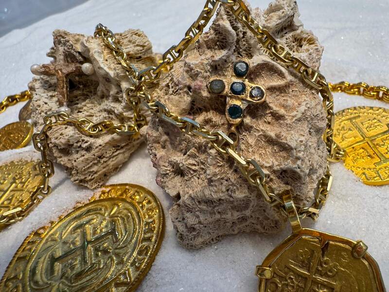 Diamond Cross from Unidentified Shipwreck 18th Cent. 19