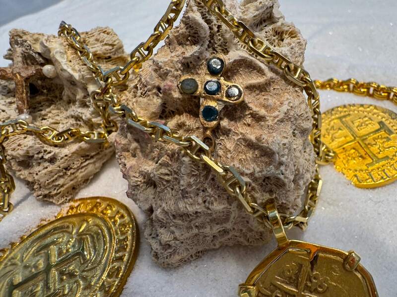 Diamond Cross from Unidentified Shipwreck 18th Cent. 20