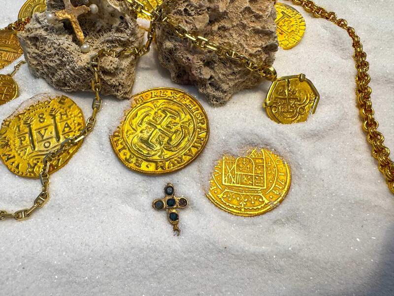 Diamond Cross from Unidentified Shipwreck 18th Cent. 9