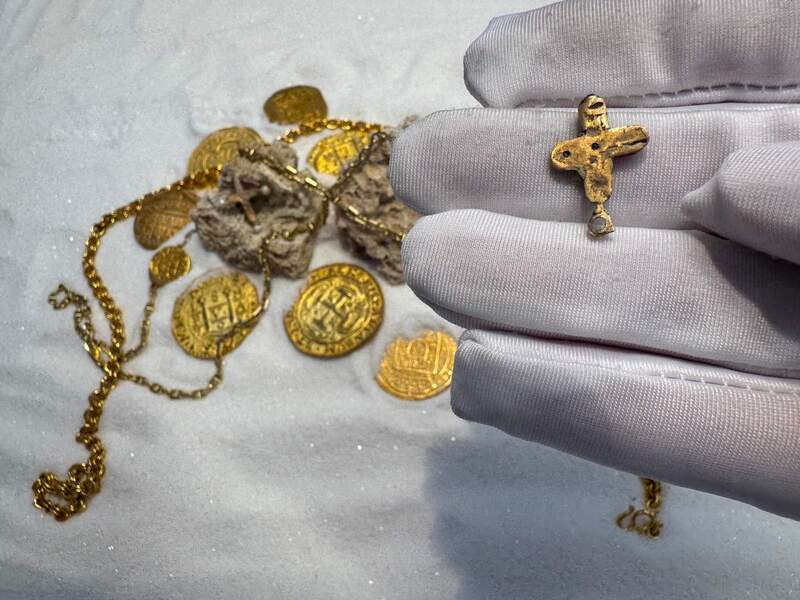 Diamond Cross from Unidentified Shipwreck 18th Cent. 34