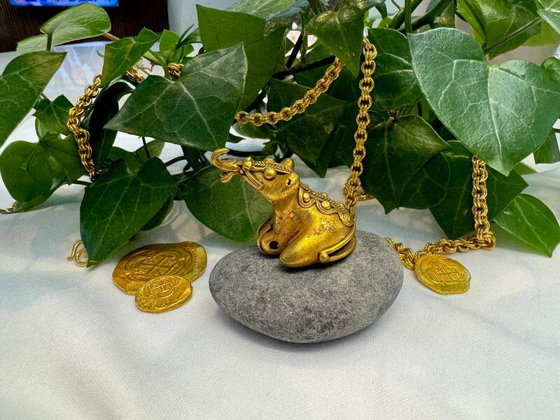 Tairona Feline Pendant w/ Bell 600BC-100AD 13