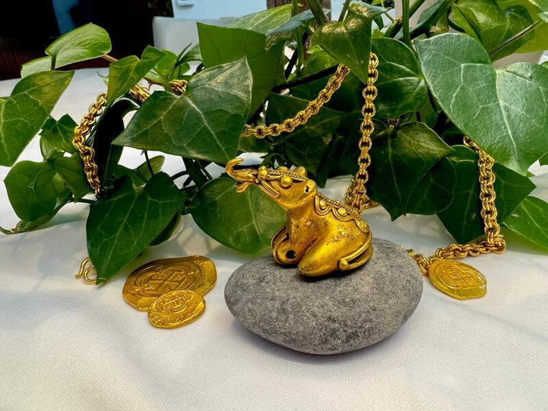 Tairona Feline Pendant w/ Bell 600BC-100AD 15