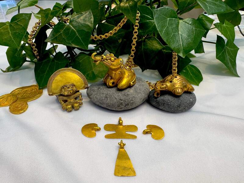 Tairona Feline Pendant w/ Bell 600BC-100AD 20