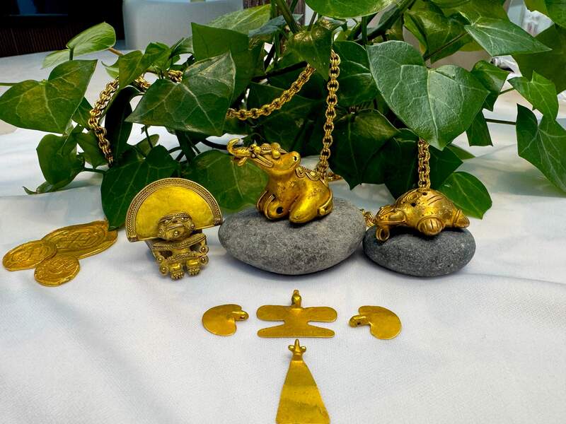 Tairona Feline Pendant w/ Bell 600BC-100AD 21